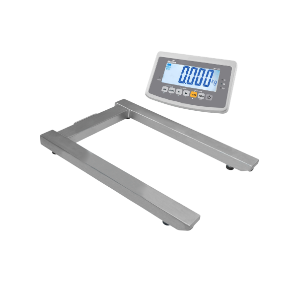 Pèse palette en acier inoxydable marque Brehm-WPS