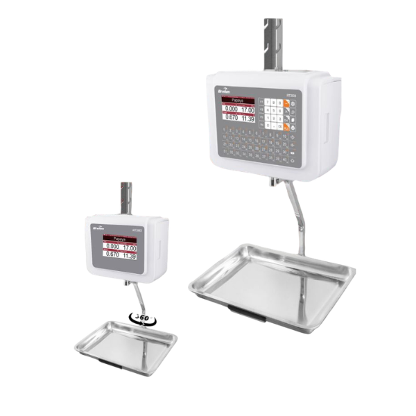 Balance poids prix, étiqueteuse suspendue marque Brehm-RT300