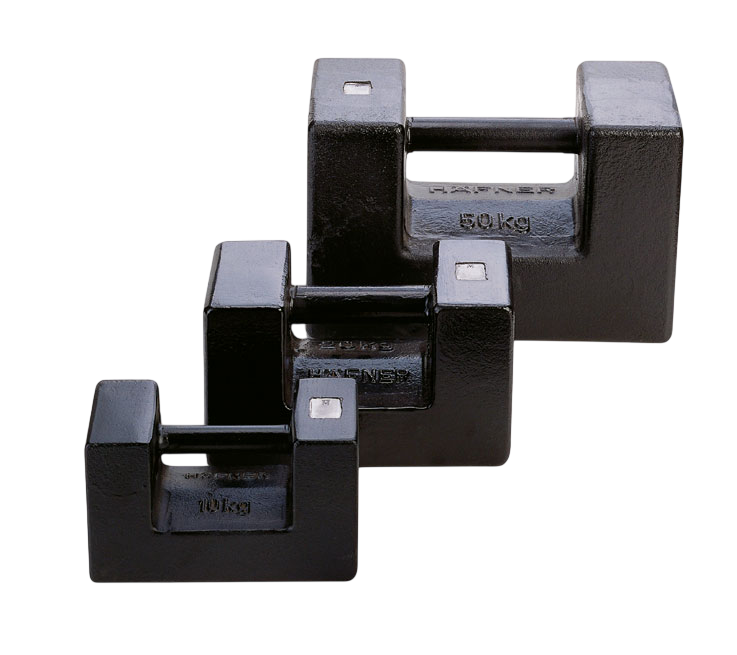 Poids étalons individuels EC classe M1 iron